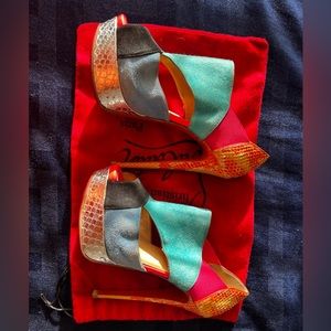 NEW Pitou 150 Veau Velours/ Python Fresh Pumps